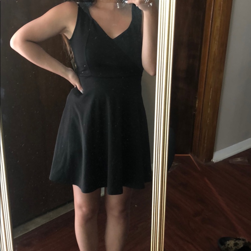 Black dress with heart cut out on the back!